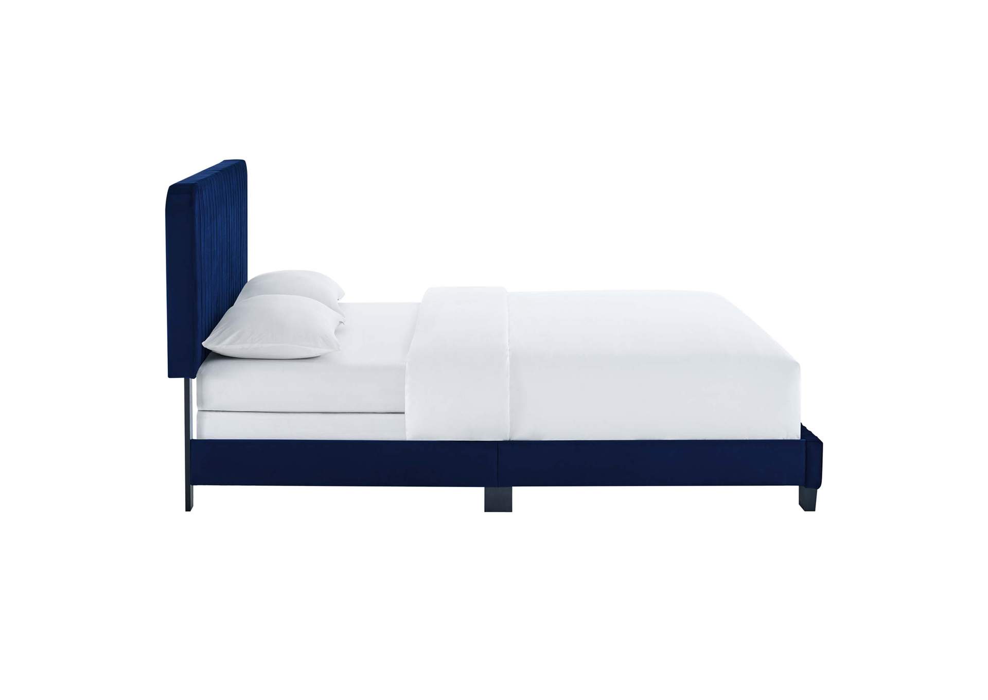 Celine Channel Tufted Performance Velvet King Bed,Modway