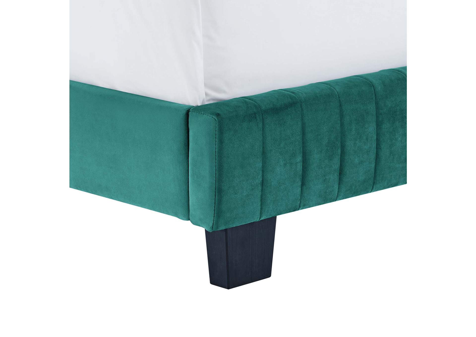 Celine Channel Tufted Performance Velvet King Bed,Modway