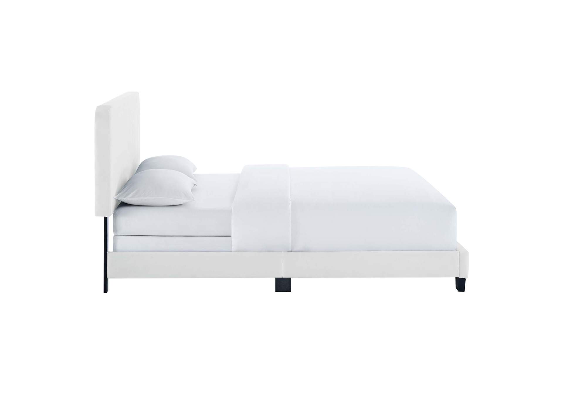 Celine Channel Tufted Performance Velvet King Bed,Modway