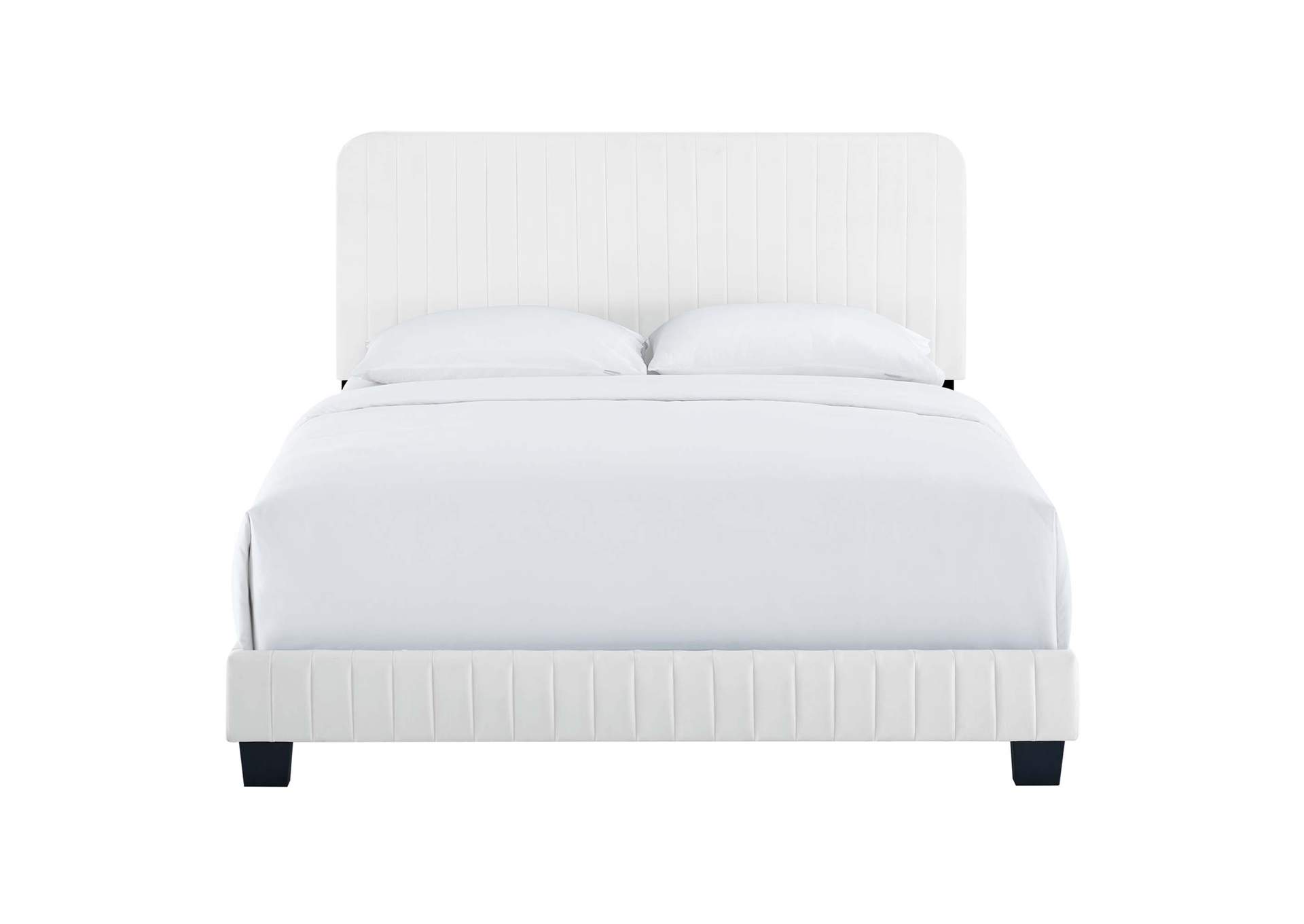 Celine Channel Tufted Performance Velvet Full Bed,Modway