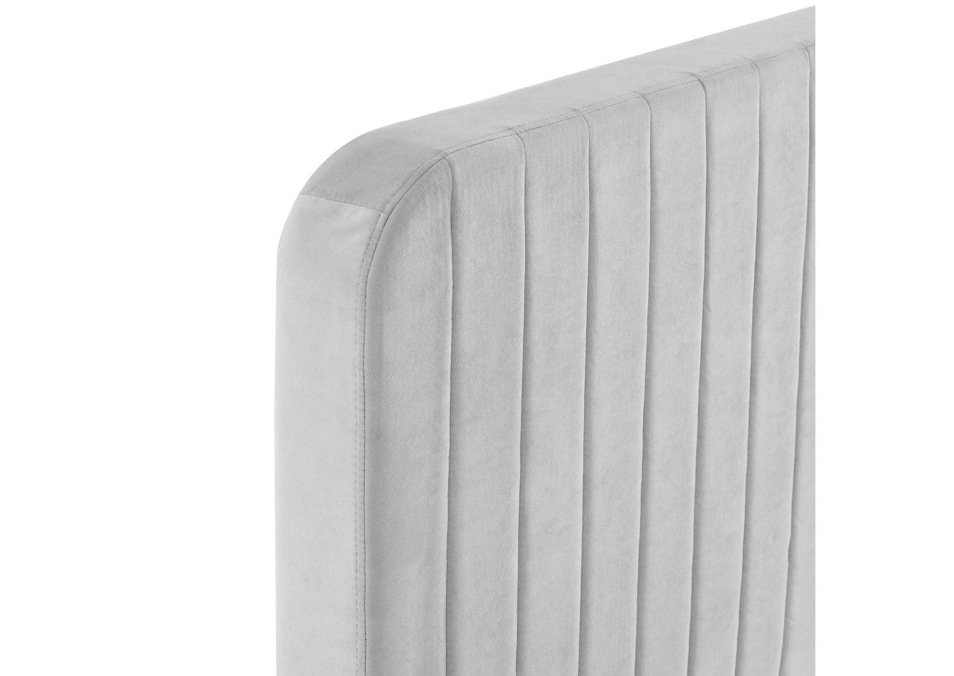 Celine Channel Tufted Performance Velvet King Platform Bed,Modway