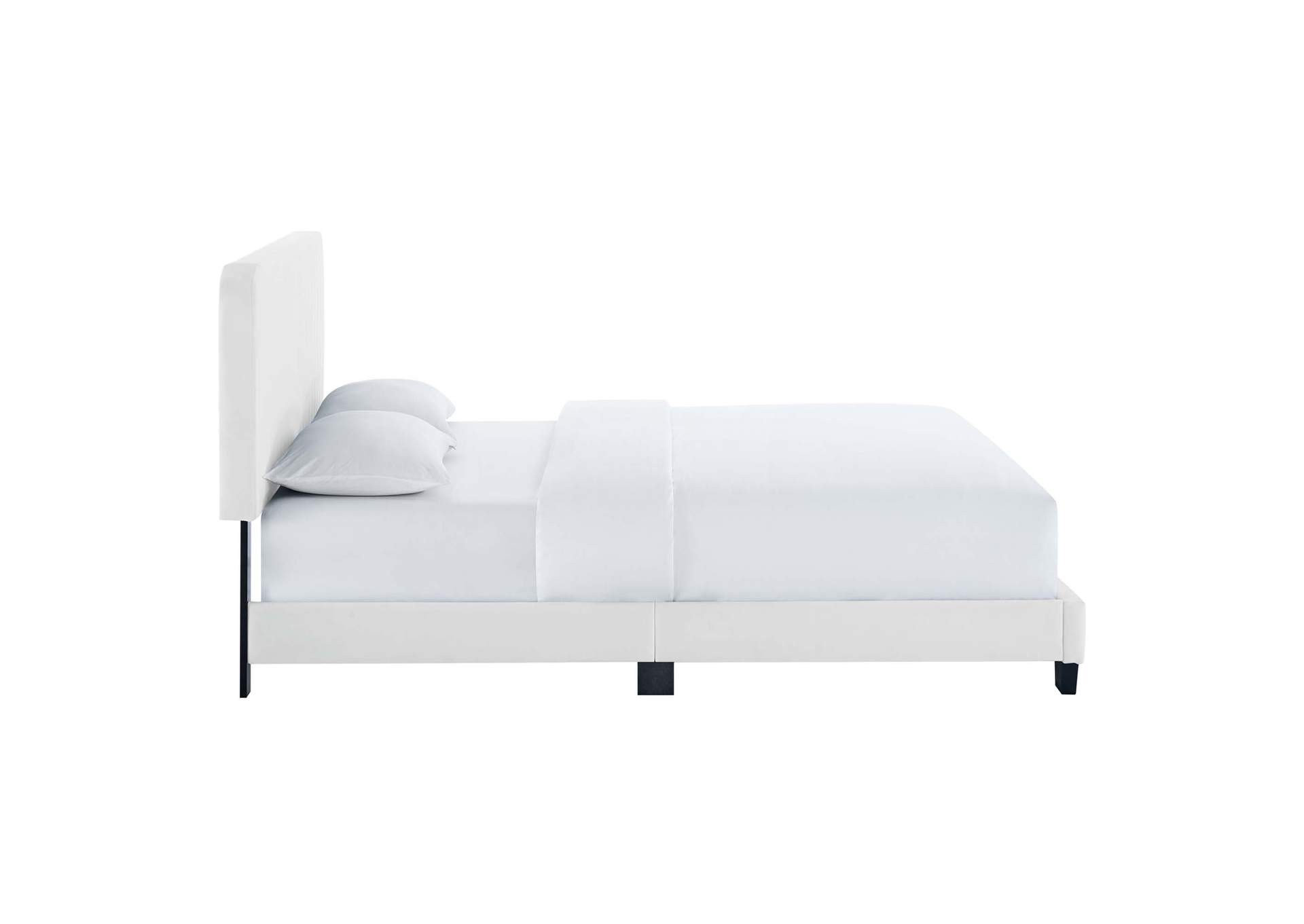 Celine Channel Tufted Performance Velvet King Platform Bed,Modway