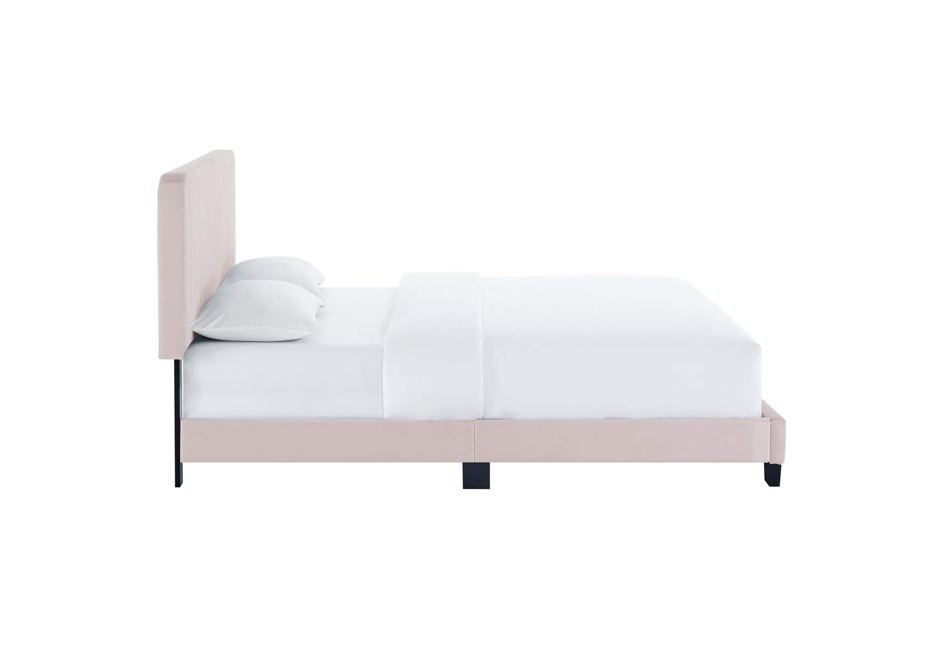 Celine Channel Tufted Performance Velvet Full Platform Bed,Modway