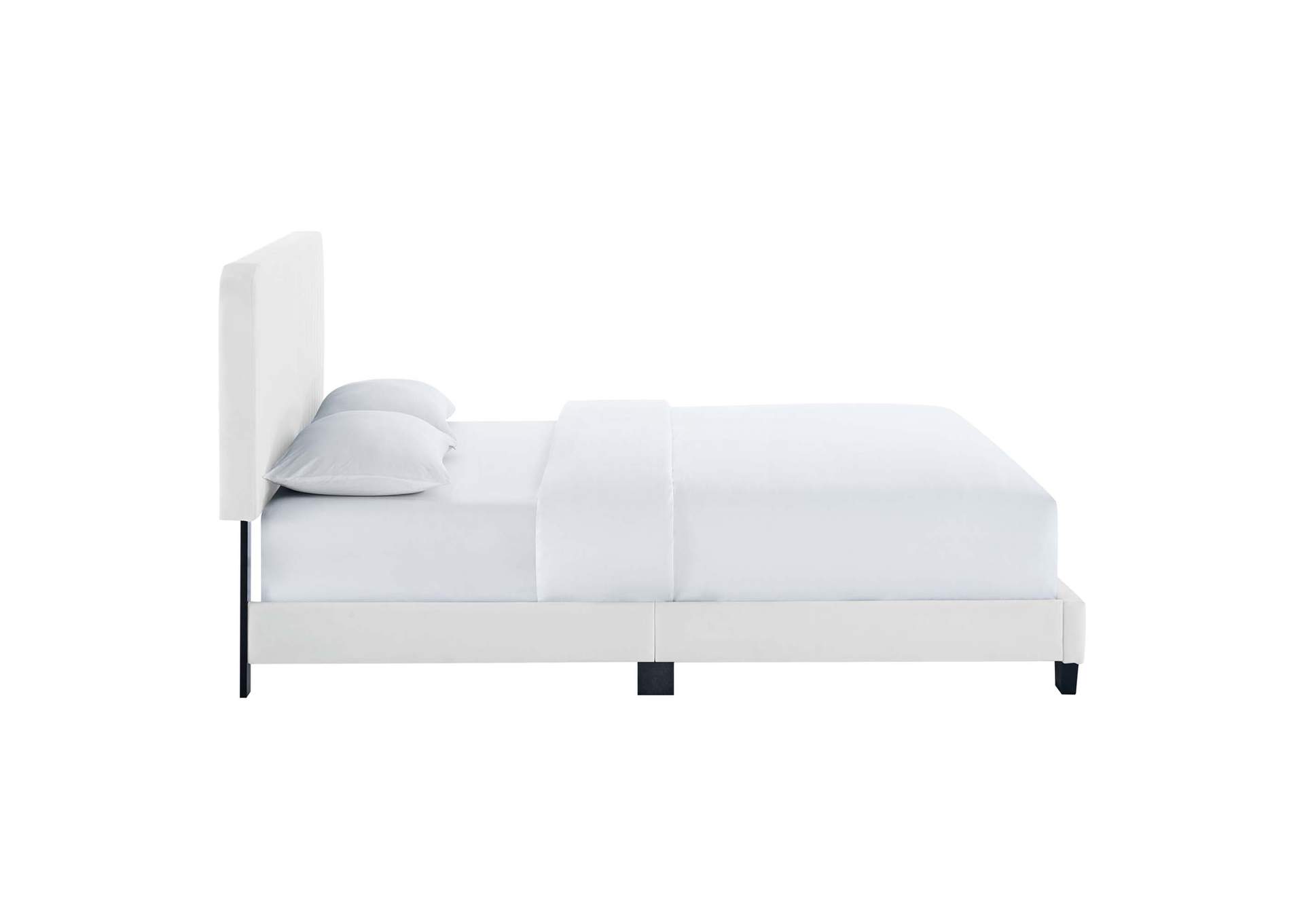 Celine Channel Tufted Performance Velvet Full Platform Bed,Modway