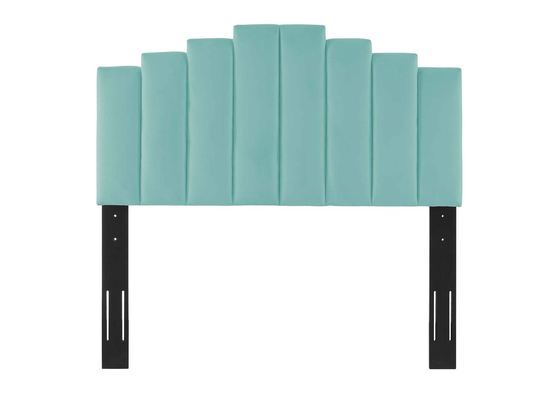 Mint Elise Queen Performance Velvet Platform Bed,Modway