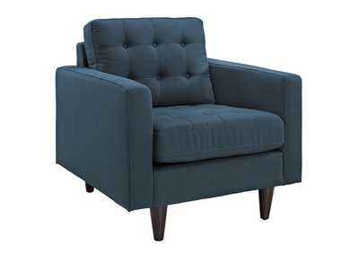 Image for Azure Empress Upholstered Fabric Arm Chair