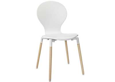Image for White Path Dining Wood Side Chair