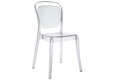 Clear Entreat Dining Side Chair