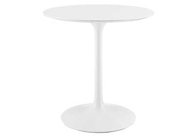 Image for White Lippa 28" Round Wood Top Dining Table