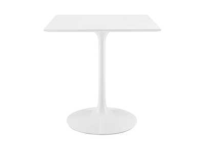Image for White Lippa 28" Square Wood Top Dining Table