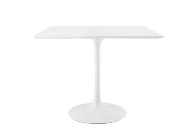 Image for White Lippa 36" Square Wood Top Dining Table