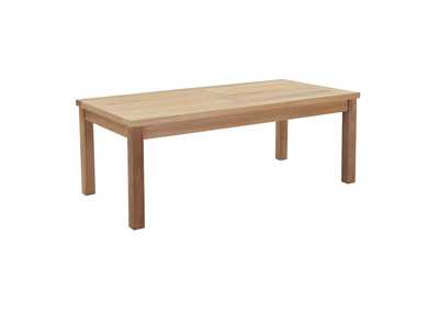 Image for Natural Marina Outdoor Patio Teak Rectangle Coffee Table