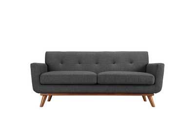 Image for Gray Engage Upholstered Fabric Loveseat