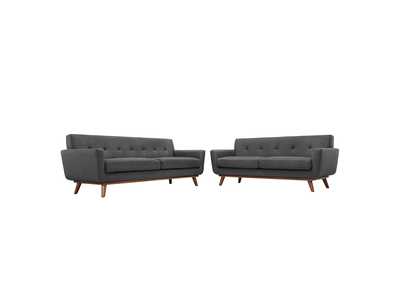 Image for Gray Engage Loveseat and Sofa [Set of 2]