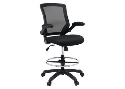 Black Veer Drafting Chair