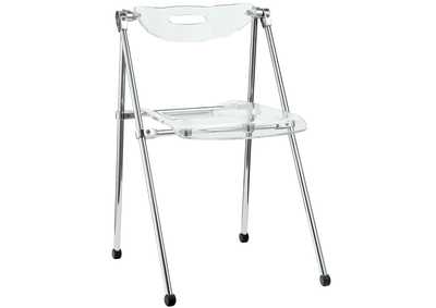 Image for Clear Telescope Folding Chair