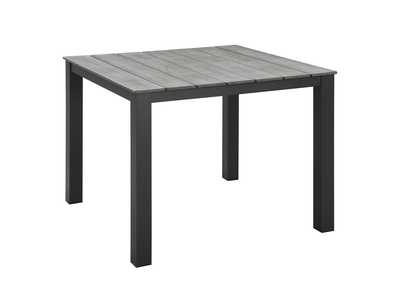 Image for Brown Gray Maine 40" Outdoor Patio Dining Table