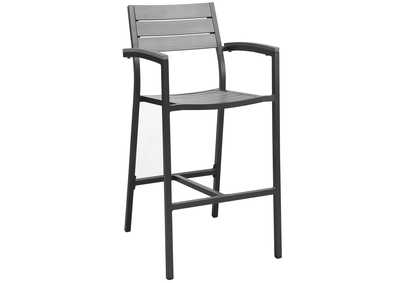 Image for Brown Gray Maine Outdoor Patio Bar Stool