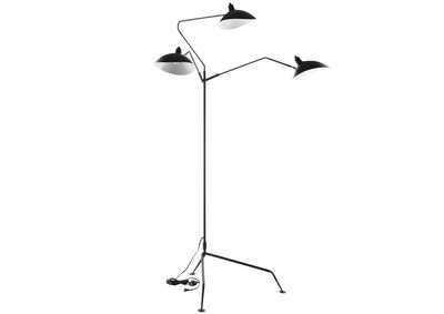 Image for Black View Stainless Steel Floor Lamp