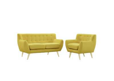 Image for Sunny Remark 2 Piece Living Room Set