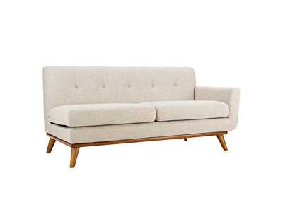 Image for Beige Engage Right-Arm Upholstered Fabric Loveseat