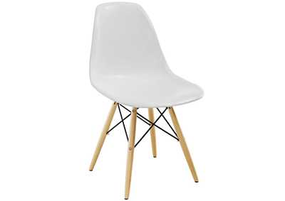 Image for White Pyramid Dining Side Chair
