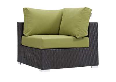 Image for Espresso Peridot Convene Outdoor Patio Corner