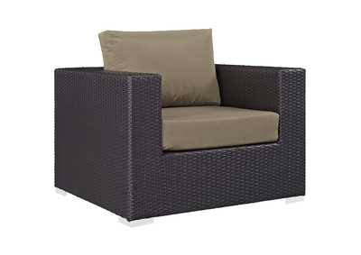 Image for Espresso Mocha Convene Outdoor Patio Armchair