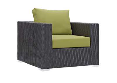 Image for Espresso Peridot Convene Outdoor Patio Armchair