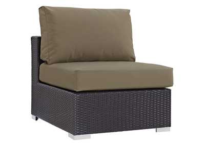 Image for Convene Espresso Mocha Outdoor Patio Armless