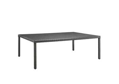 Image for Chocolate Sojourn 90" Outdoor Patio Dining Table