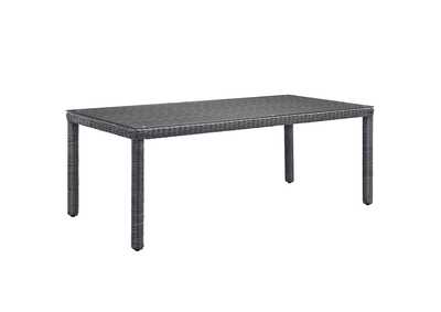 Image for Gray Summon 83" Outdoor Patio Dining Table