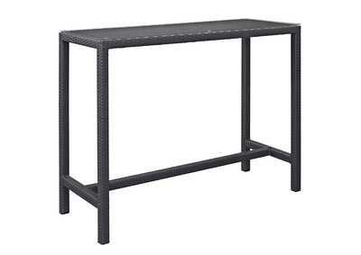 Image for Espresso Convene Large Outdoor Patio Bar Table