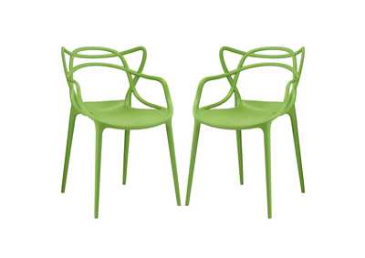 Image for Green Entangled Dining Set [Set of 2]