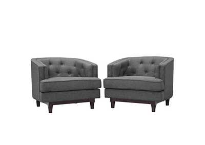 Image for Gray Coast Arm Chairs [Set of 2]