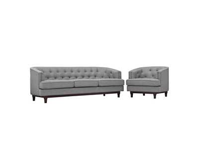 Image for Light Gray Coast Living Room Set [Set of 2]