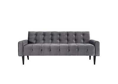 Image for Gray Delve Performance Velvet Sofa