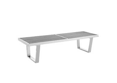 Image for Silver Sauna 5' Stainless Steel Bench