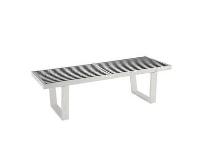 Image for Silver Sauna 4' Stainless Steel Bench