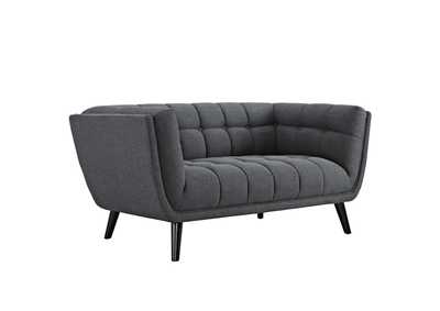 Image for Gray Bestow Upholstered Fabric Loveseat