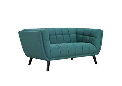 Image for Teal Bestow Upholstered Fabric Loveseat