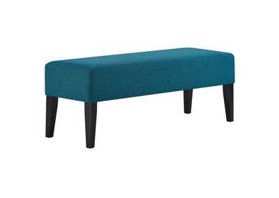 Image for Teal Connect Upholstered Fabric Bench