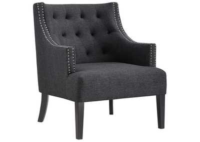 Image for Gray Regard Wood Arm Chair