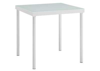 Image for White Harmony Outdoor Patio Aluminum Side Table