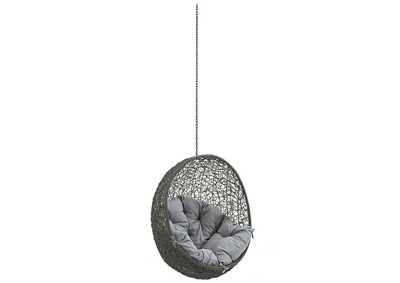 Image for Gray Gray Hide Outdoor Patio Swing Chair Without Stand