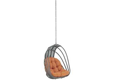 Image for Orange Whisk Outdoor Patio Swing Chair Without Stand