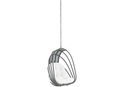 Image for White Whisk Outdoor Patio Swing Chair Without Stand