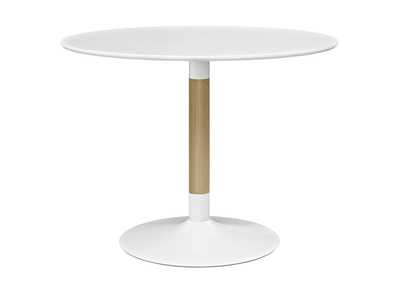 Image for White Whirl Round Dining Table