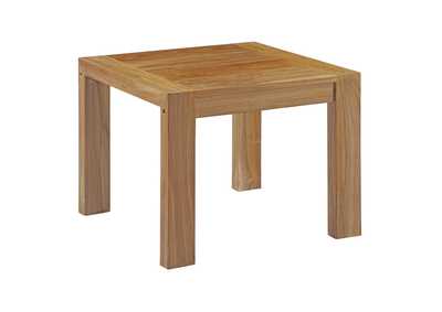 Natural Upland Outdoor Patio Wood Side Table
