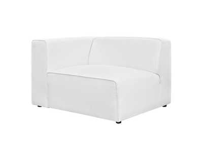 Image for White Mingle Fabric Left-Facing Sofa